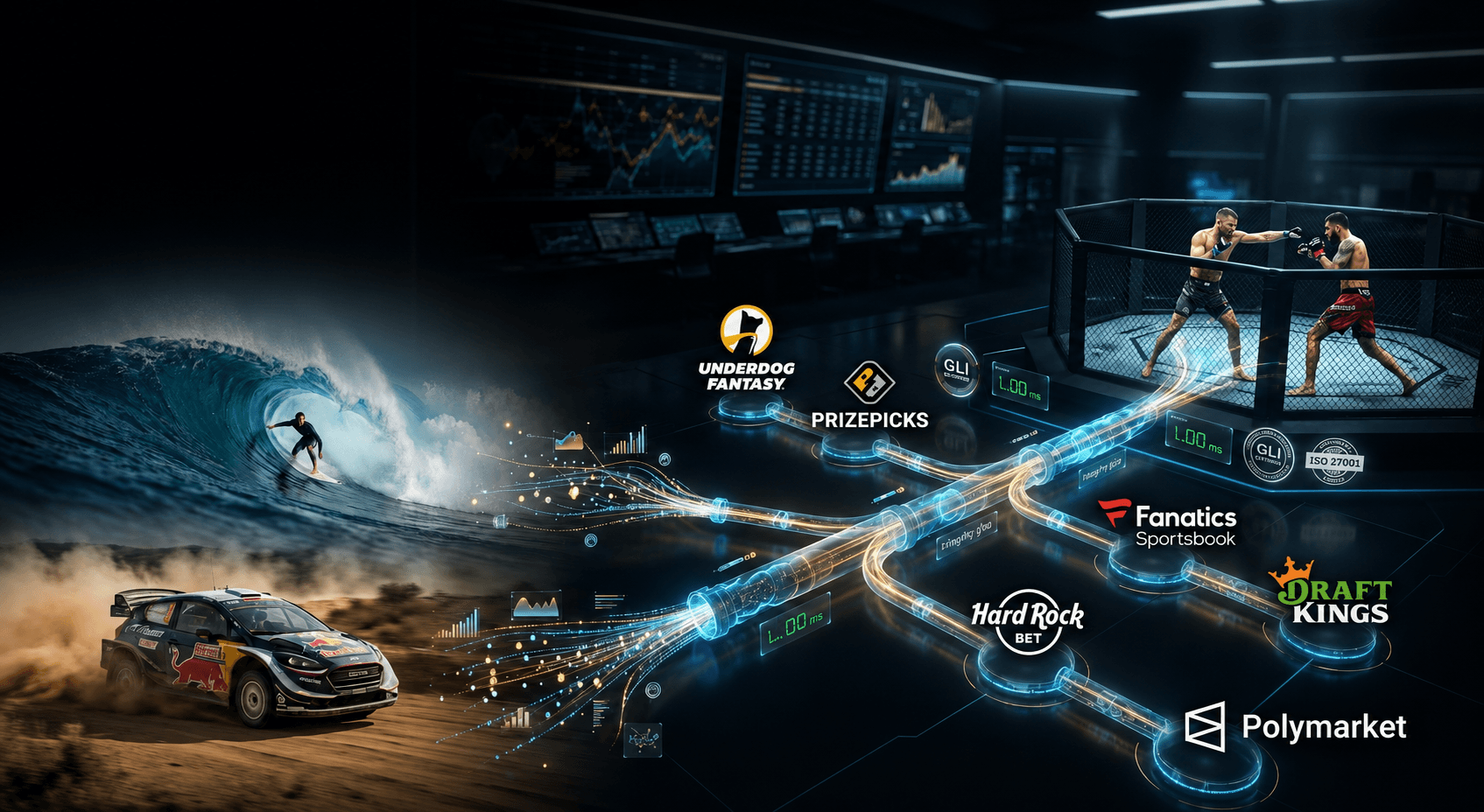 Data pipeline flowing to operator platforms